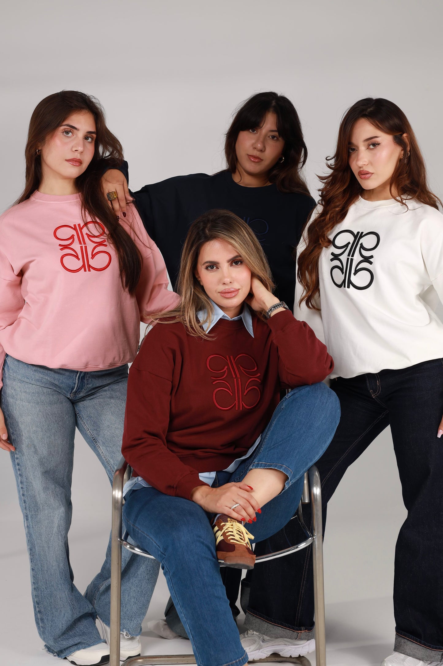 Sweat en Moleton Aubergine