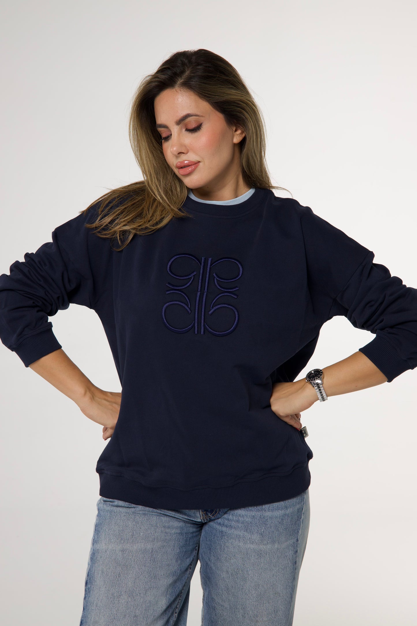 Sweat en Moleton Bleu