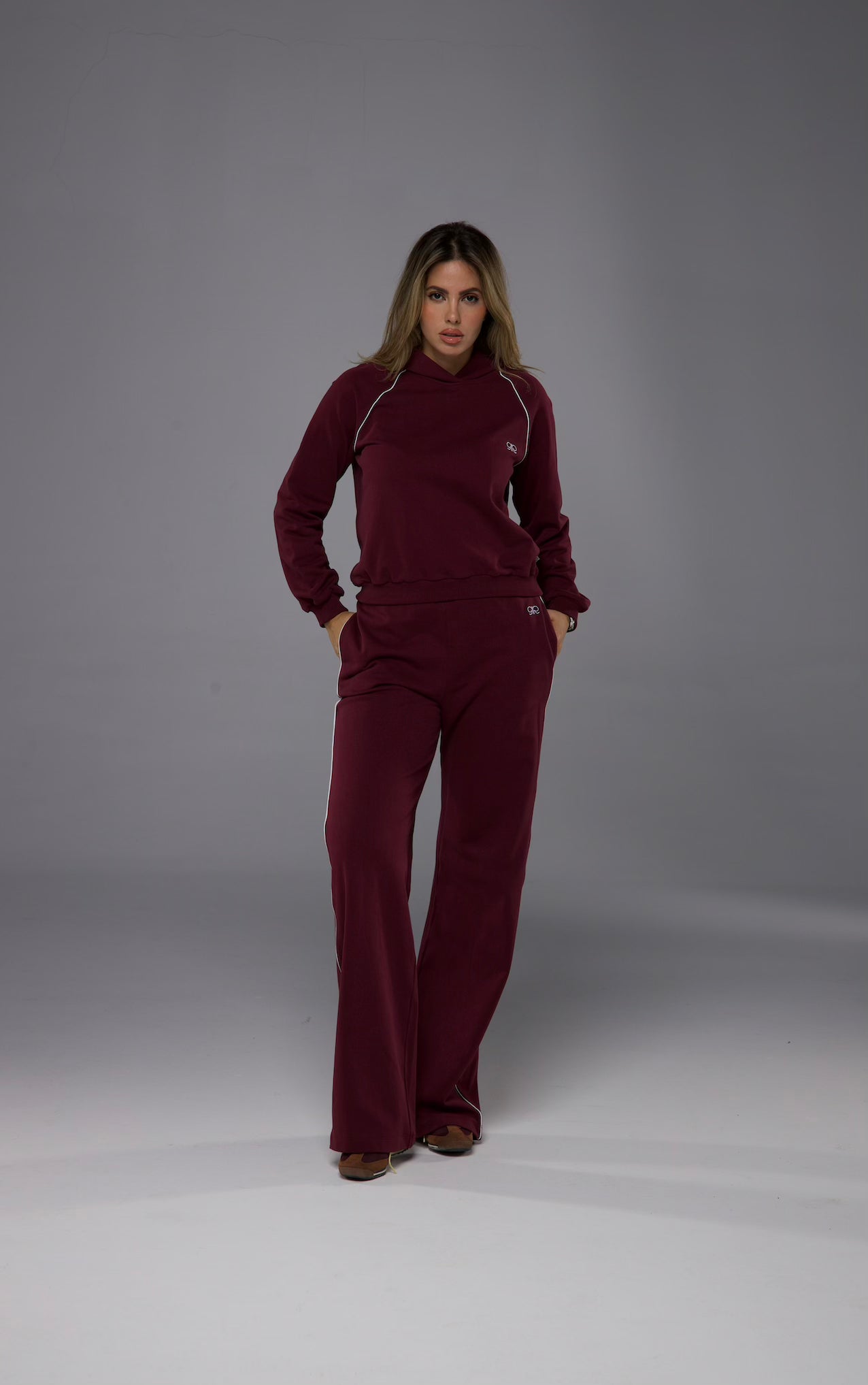 Set en Moleton Aubergine