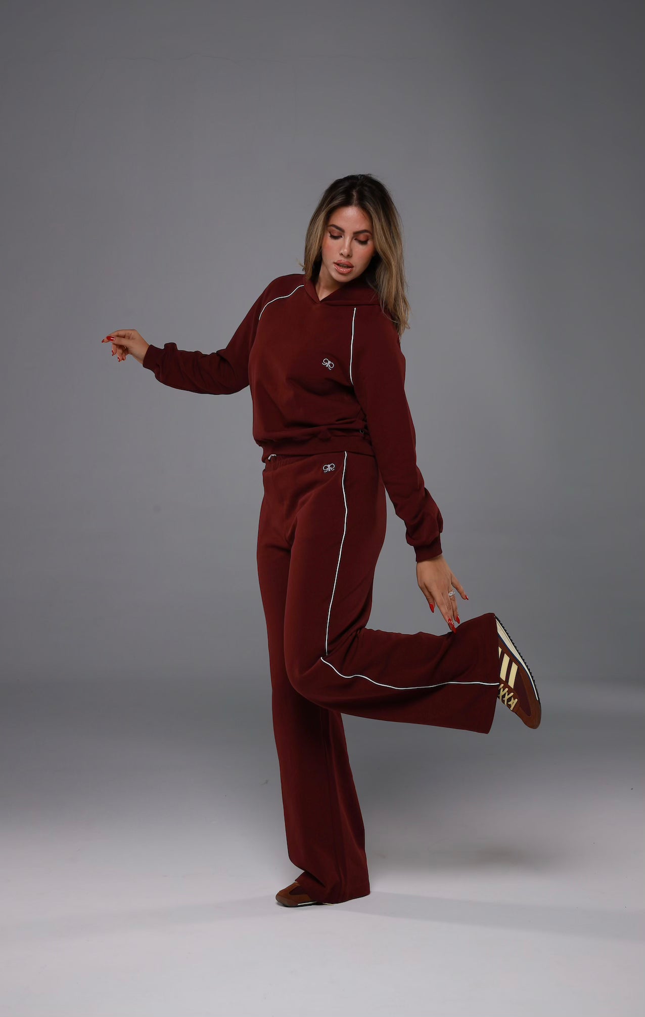 Set en Moleton Aubergine