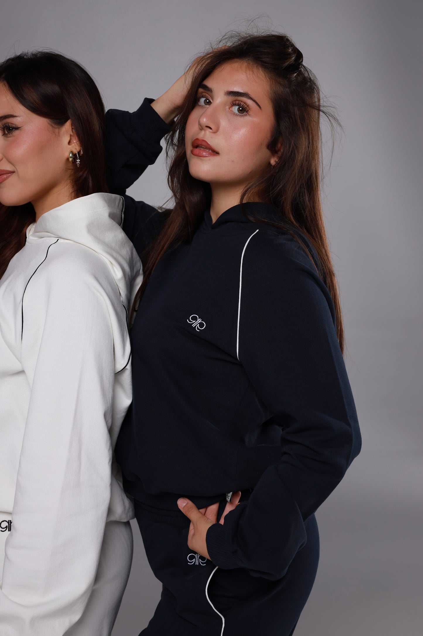 Set en Moleton Bleu marine