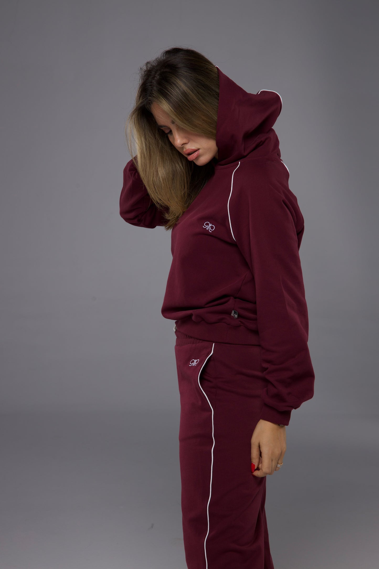 Set en Moleton Aubergine