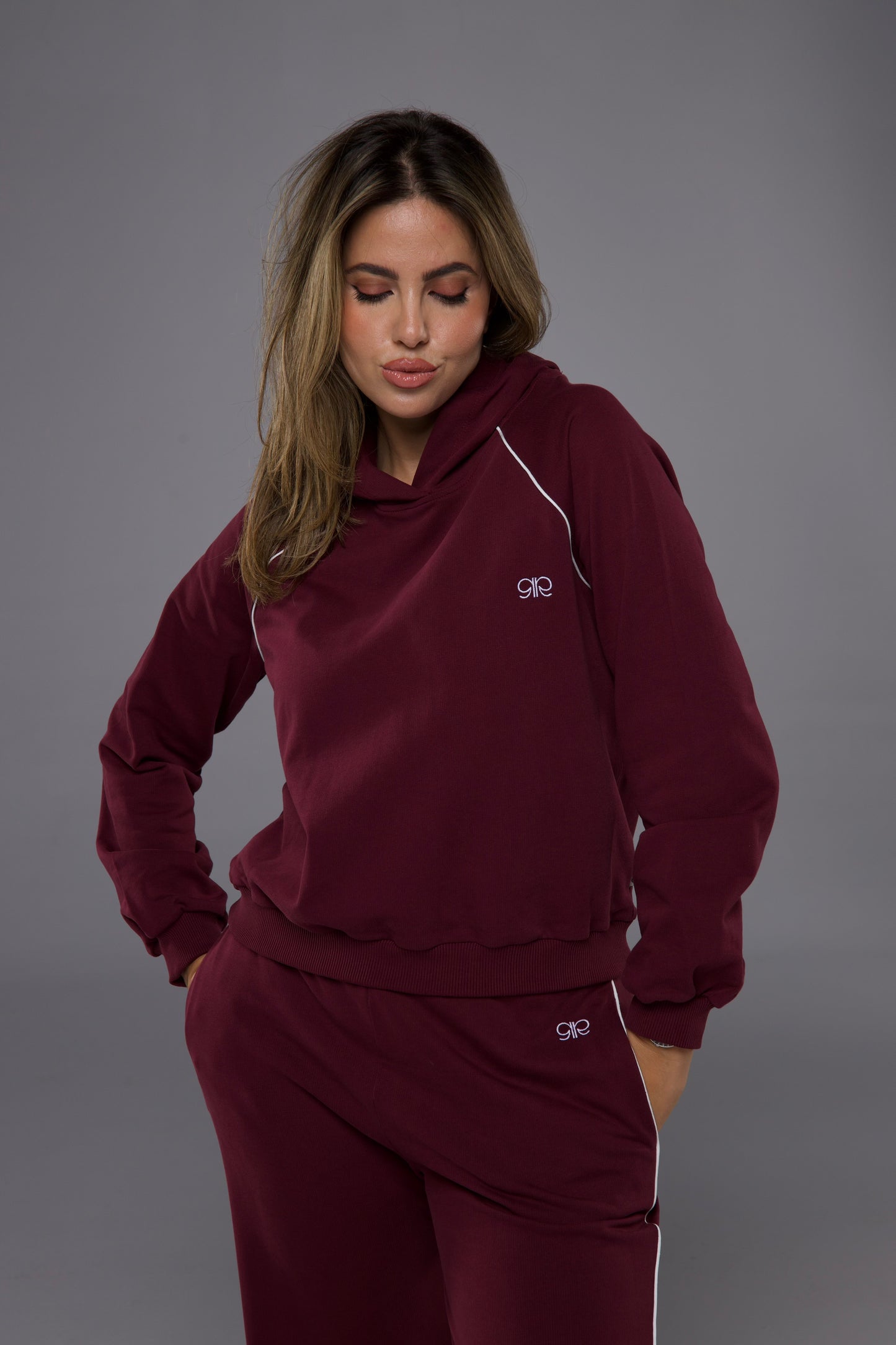 Set en Moleton Aubergine