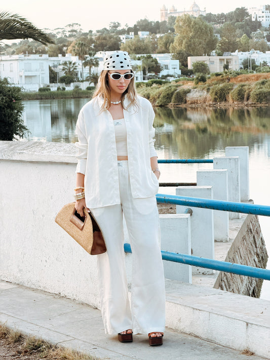 Set Tencel Blanc
