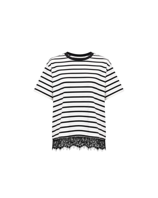 T-shirt Marin Dentelle